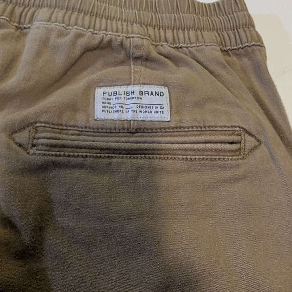 Publish Today For Tomorrow Men's Khaki Jogger Style Pants, Size 32 - Picture 11 of 12